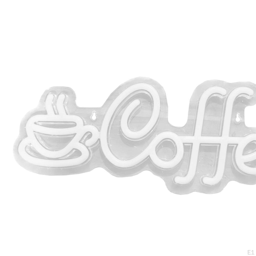 Cafe Sign with LED Lights for Coffee Shop, Modern Creative Game Lamp, Decorative Office,
