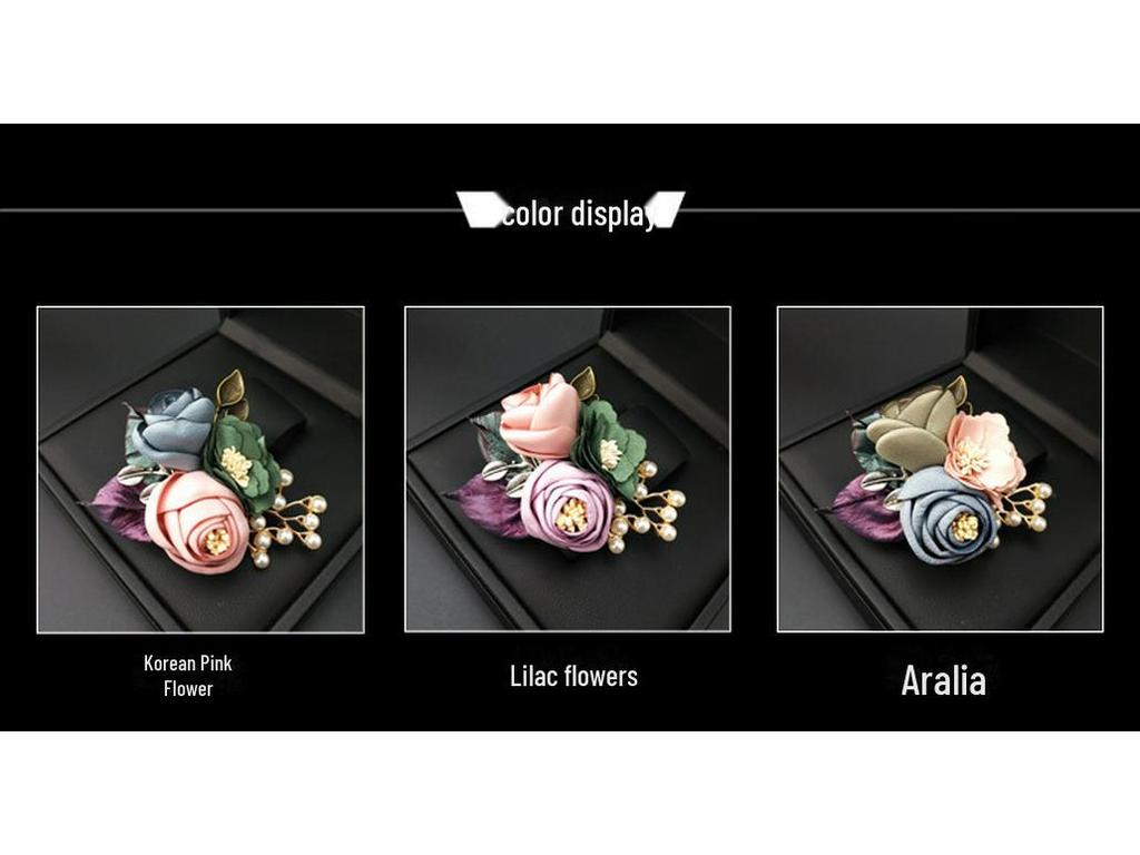 2021 Korean Fabric Flower Brooch - Elegant & Versatile Women's Accessory for Clothing