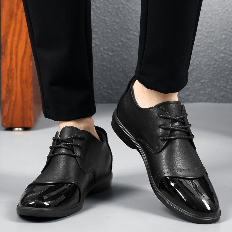 Male Shoes  Fashion Spring Autumn Leisure Office Footwear Mens Shoes Luxury Genuine Leather Men Casual Oxford Shoes Big Size