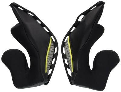 OGK KABUTO AEROBLADE5 Cheek Dark 570897 Pads, Gray, XXL,