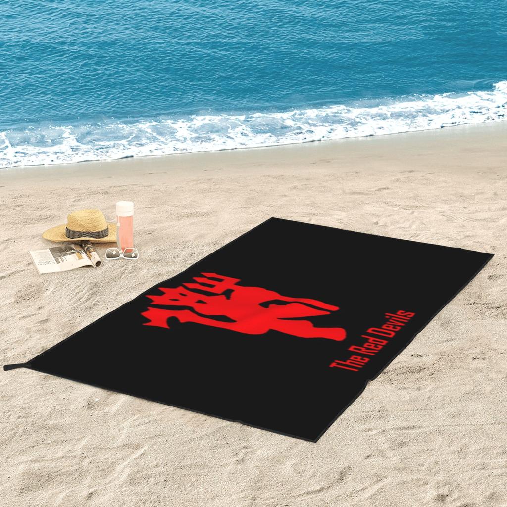 Devils Of Manchester, Manchester Is Red Beach Towel Soft Microfiber Quick Dry Absorbent Quick Towels For Yoga