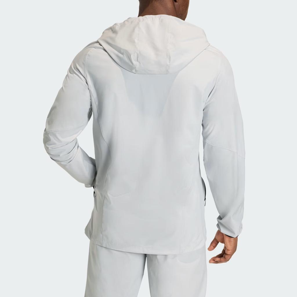 Adidas Jackets Men's Gray Hooded Moderate Other KD3336