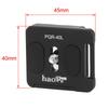 Haoge Low Profile Ballhead Tripod Ballhead with and Quick Release Clamp and Plate for Tripod Monopod Slider DSLR Camera Camcorder Max Loading 8kg