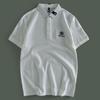 Original Order Withdraw from Cupboard Tail Goods Summer Lapel Embroidered Cotton Half Sleeve T-shirt Men's Business Casual Short sleeve Polo Shirt