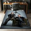 Sherlock Printed Carpet Rug for Office Chair Living Room Bedroom Kitchen Room Decor Gifts