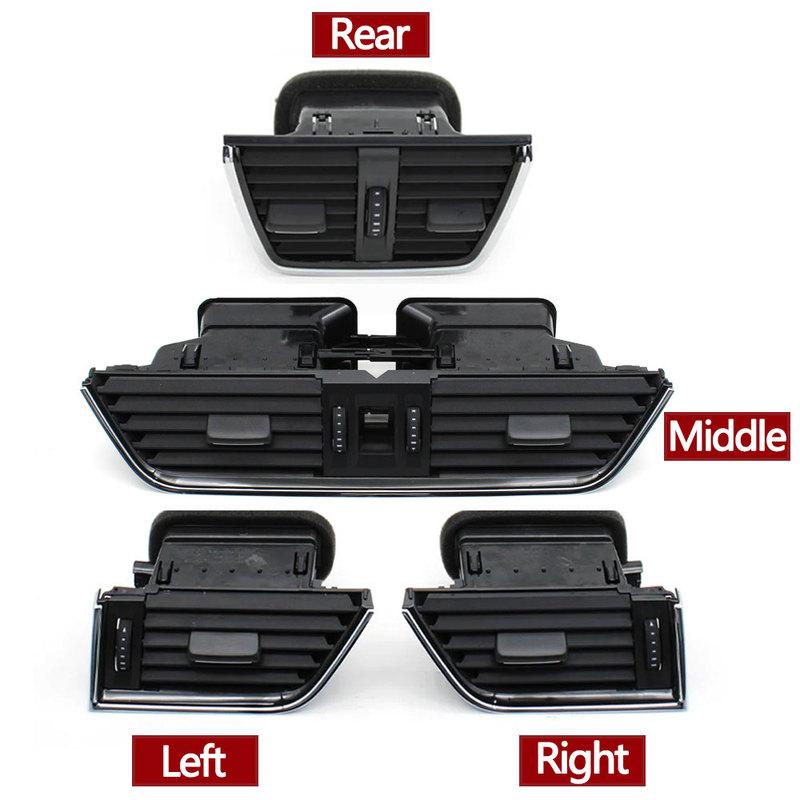 Car Dashboard Front Rear AC Vent Grille Outlet Assembly For Skoda Octavia 3 MK3 A7 2015- 5E0819701 5E0819702 5E0820951