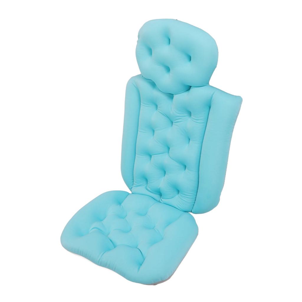 Full Body Bath Pillow Multipurpose Foldable Breathable Quick Drying Stretchy Soft Bathtub Pillow for Swimming Pool Spa