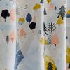 Suminoe Yukiyama V1354 Washable 100 x 135 1 Panel Curtains, Yellow, cm,