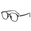 New  Retro Polygon Blue Light Blocking Glasses Uv Protection Unisex Oversize Frame Non-Prescription Eyewear For Men Women