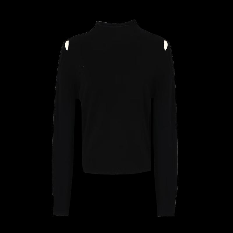 Shetu Autumn/Winter Semi-High Collar Knit Sweater