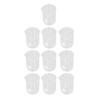 10Pcs Scientific Beaker Glass 250ml Large Capacity Clear Scale Tool Set Kit for Experiment