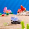 Decorative Gold Fish Micro Landscape Simulation Mini Colorful Fish Gold Fish Figurine  Fish Tank