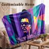 Custom Name Flannel Blanket,The Weeknd Lightweight Warm Bed Blanket For Couch & Holiday Gift