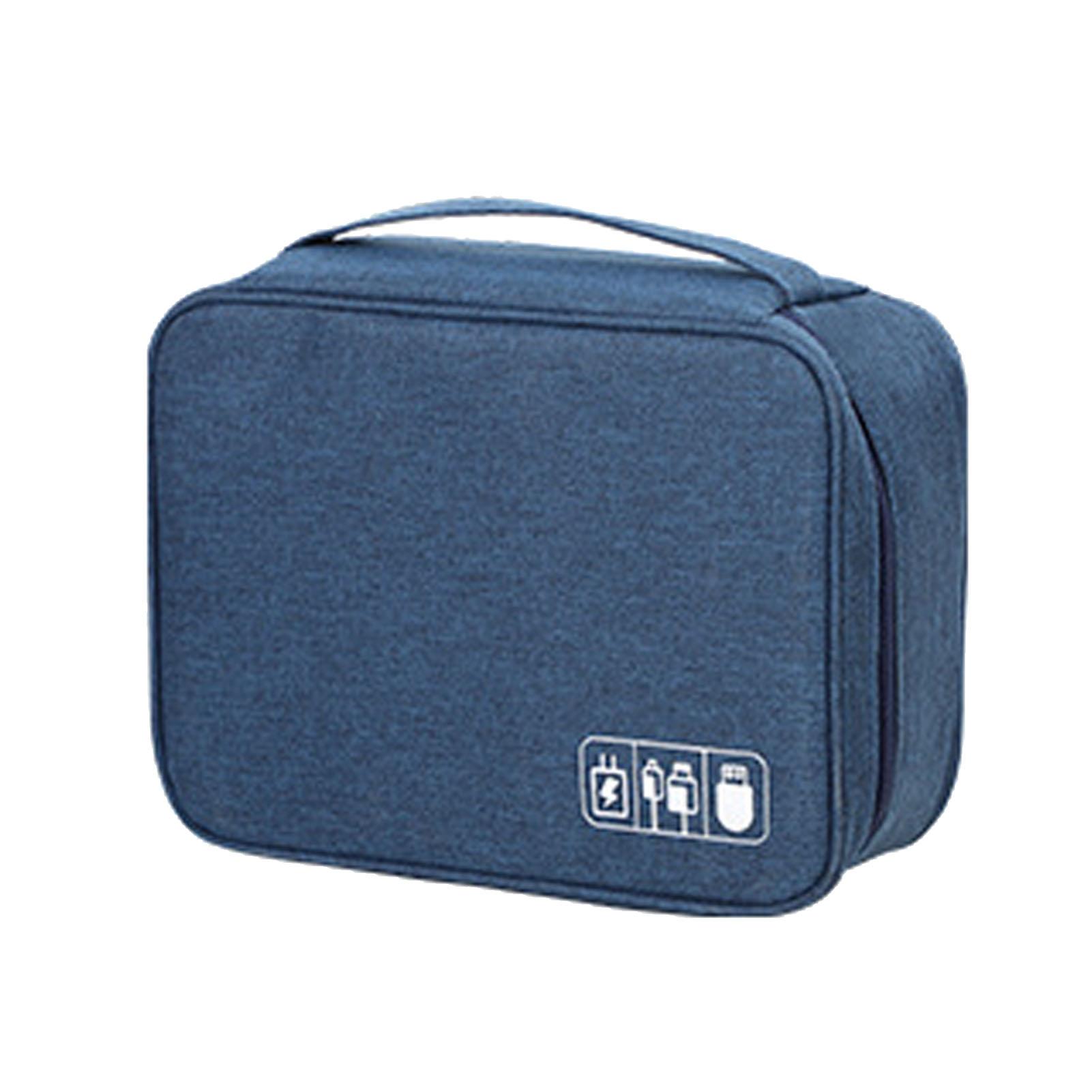 

Сумка для хранения кабелей данных Раздельное хранение Ткань Оксфорд Дорожная сумка для электроники для кабелей Зарядных устройств