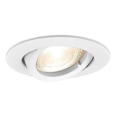 White Round Adjustable Spotlight Holder GU10/GU5.3 IP20