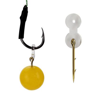 12PCS Köder Karpfen Angelhaken Köder Sting Boilies Pin mit Mais Ronnie Haar Rig