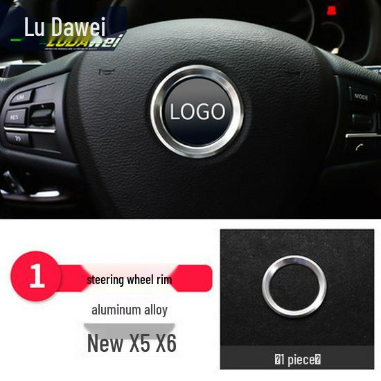 

Fits 2014-2018 BMW X5/X6 Interior: Air Vent & Console Decorative Strip Sticker
