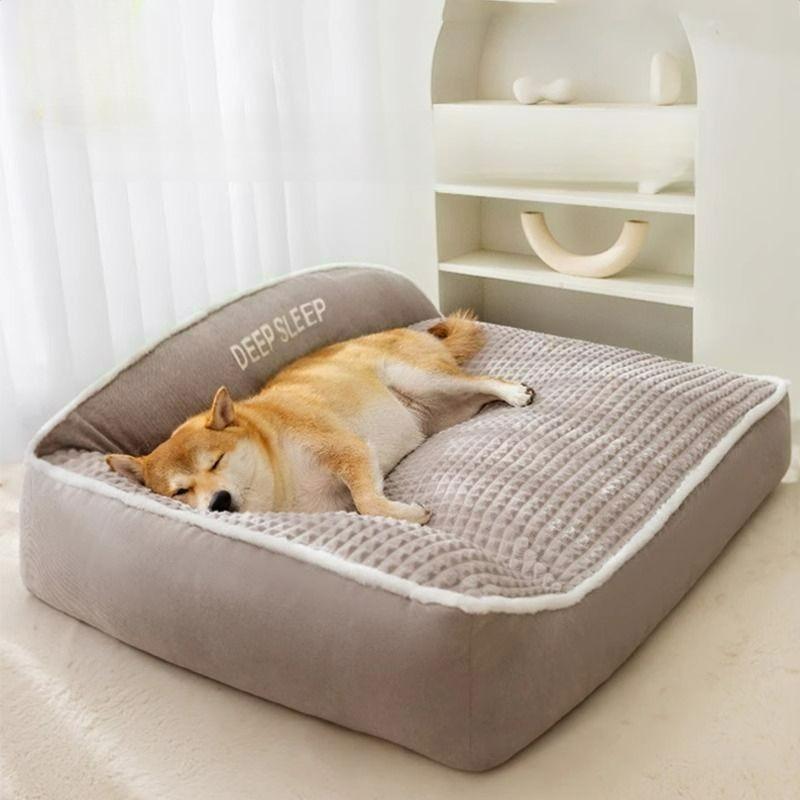 Luxury Winter Warm Large Dog Sofa Bed Dog Kneel Cat Mats House Cushion Pet Sleeping Sofa Beds Mat for Large and Small Dog