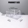 Sugar Packet Holder Acrylic Storage Box Condiment Organizer for Cafe Kitchen Hotel Home Coffee Bar Restaurant
