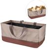 Outdoor Heavy Duty 600D Oxford Cloth Firewood Log Carrier Storage Bag Camping Accessory
