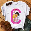 Anime Candy Candy T-shirt Clothes for Women Japanese Manga Short Sleeve Graphic Tee Y2k Kawaii Casual Tops Women's Sumer Clothes