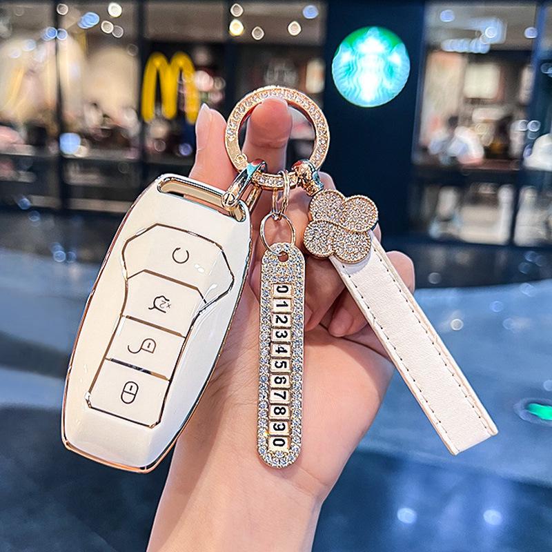 BYD Key Case for Song PLUS/Tang DM/E9 2019/Pro DMi - Female Key Shell & Buckle