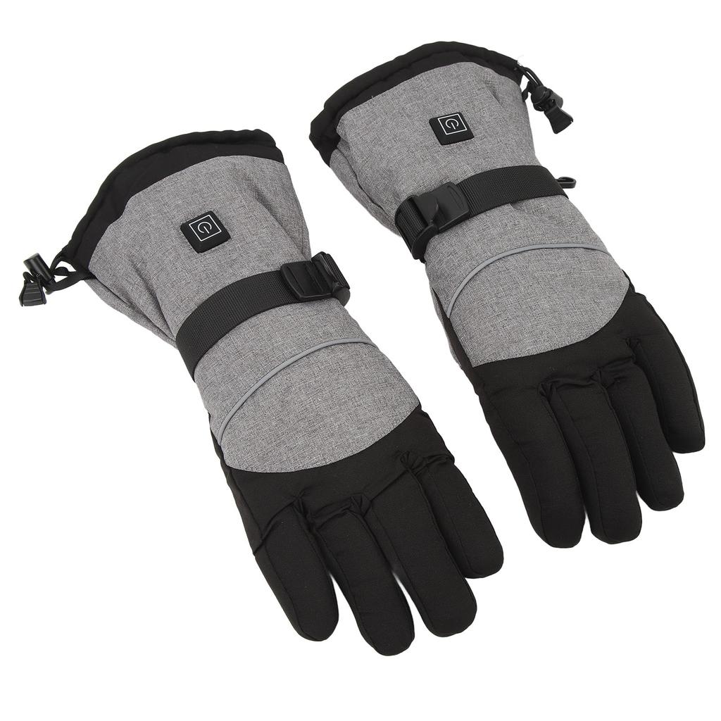 1 Pair Heated Gloves Warm Waterproof Winter Sports Cycling Riding Ski Electric Heated Gloves for