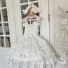 Girl's Creamy Love Original Lolita Authentic Frost Milk Puff Lolita Dress
