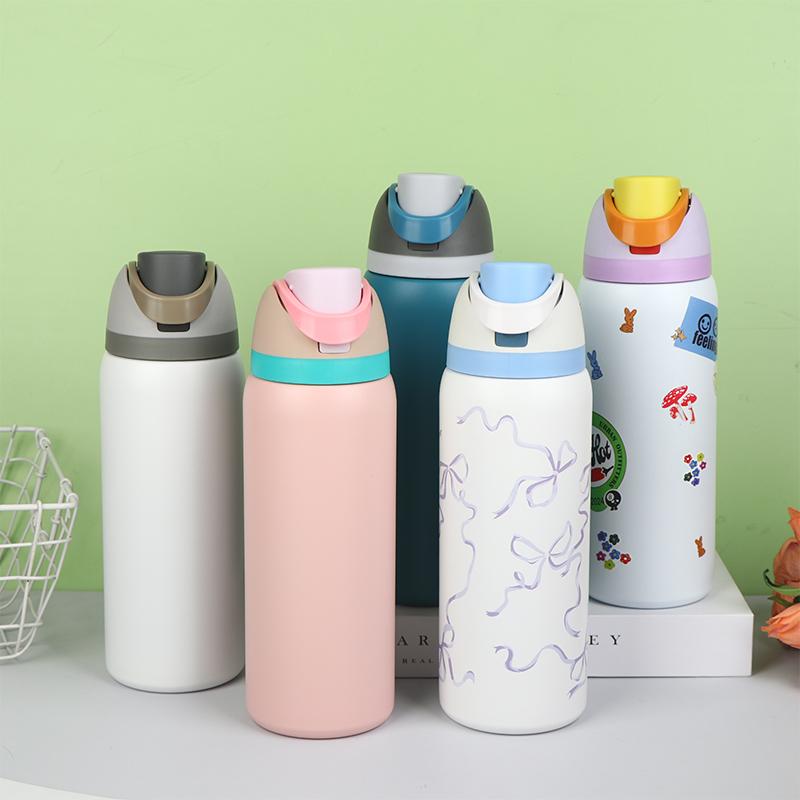 Vacuum Flasks Thermoses Water Bottle Drinkware Thermo Tumbler Stainless Steel Thermal Mug Original Cold Hot Coffee 1Pc