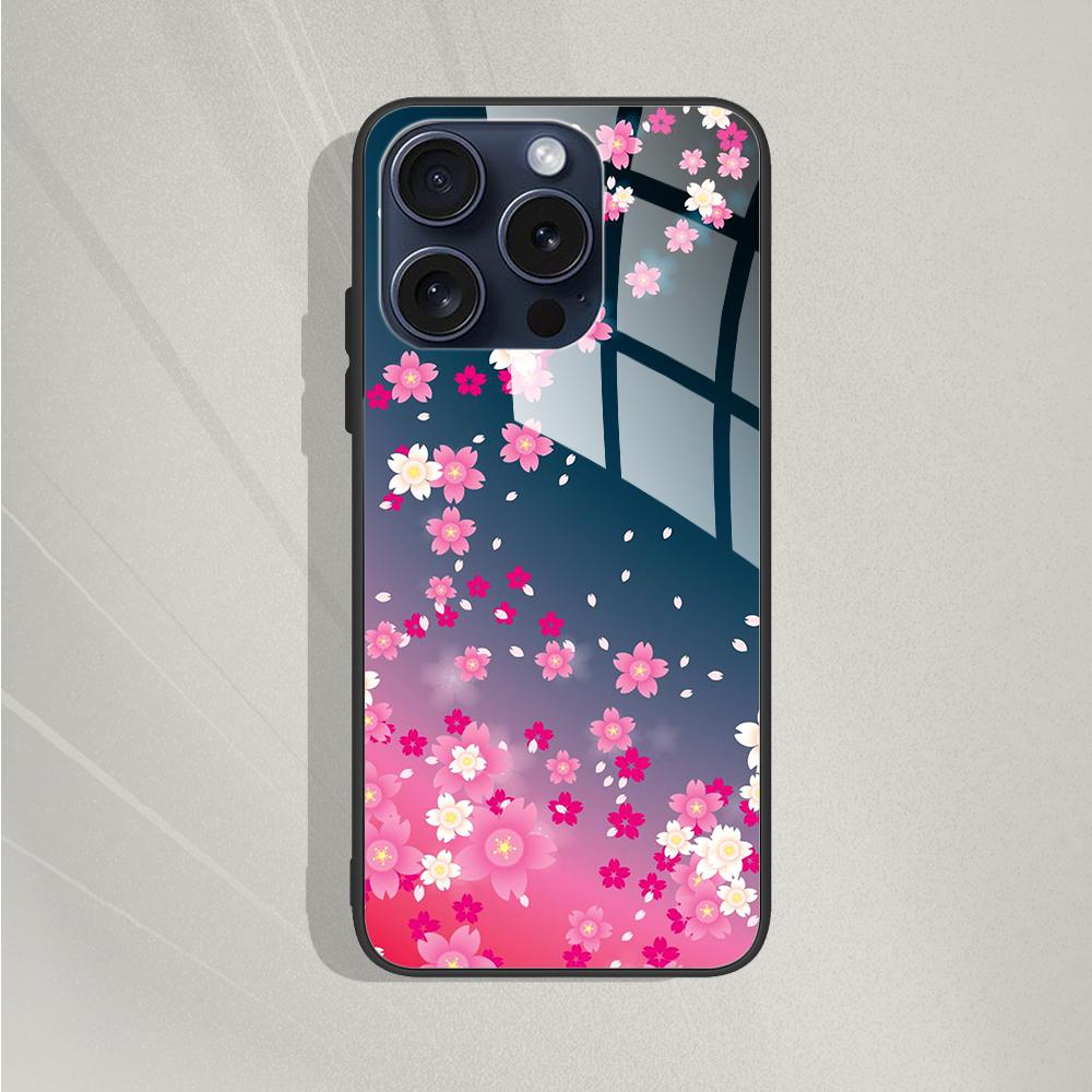 Tempered Glass Case for iPhone 15 15Pro Max Plus Back Cover Hard Bumper Protective Fundas for iPhone 14 Pro 14 Plus 14Pro Max