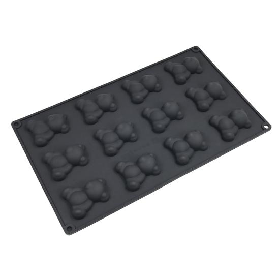 Bear Shaped Silicone Mousse Mold Reusable Baking Mold for Cakes Desserts Heat Resistant Non-Stick & Easy Clean Baking Mold for Home Bakers & Sweet