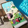 3D Cartoon BB-Barbapapas Beach Towel, Quick-Dry Lightweight Microfiber Sports Bath Towel, Summer Gift for Boys and Girls