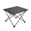 Portable Aluminum Folding Picnic Table & Chairs Set for Camping