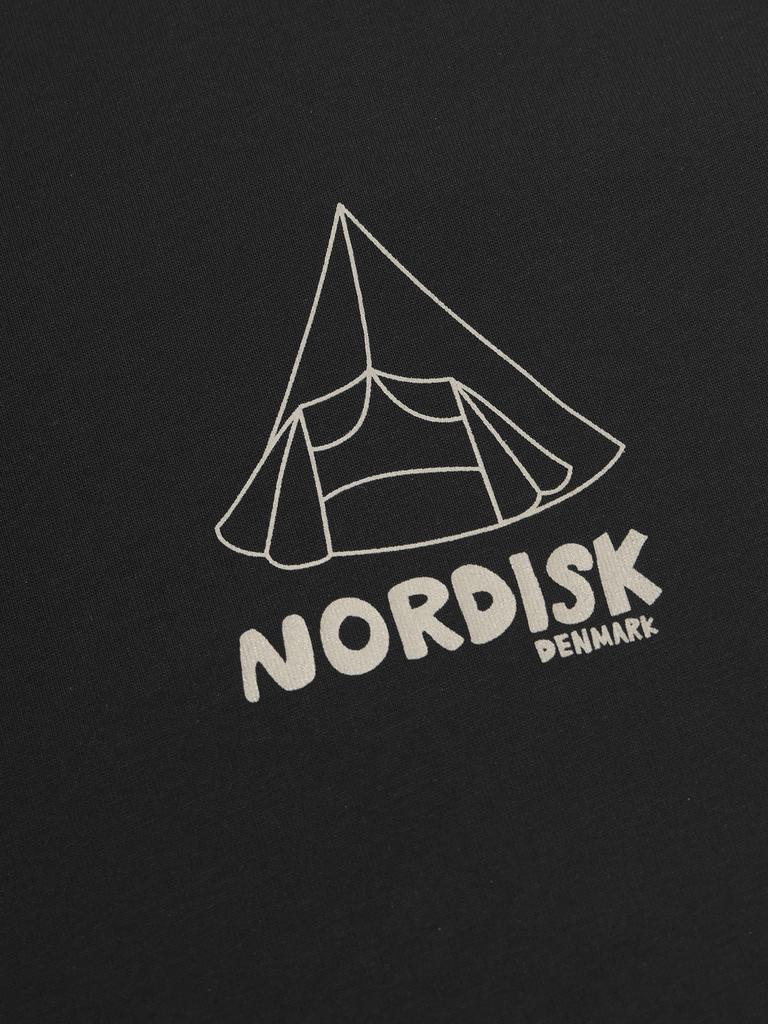 NORDISK Camping Illustration Short Sleeve T-Shirt - U_Black
