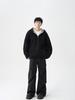 Heavyweight Unisex Oversized Double Zipper Hoodie – 2025 Autumn Color Block Trend