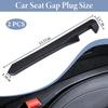 2 PCS Car Seat Gap Filler, Leather Seat Gap Plug To Fill The Gap Between Seat And Console, Universal Car Seat Crevice Blocker Stop Things From