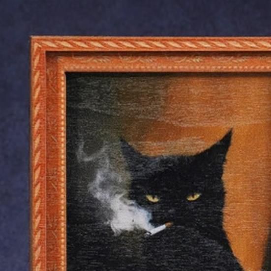 1/2/4 Stück Rebellische Katze Malerei Kühlschrankmagnet Heim Büro Küche Whiteboard Spind Kühlschrank Cartoon Katze Kunst Magnetische Dekoration