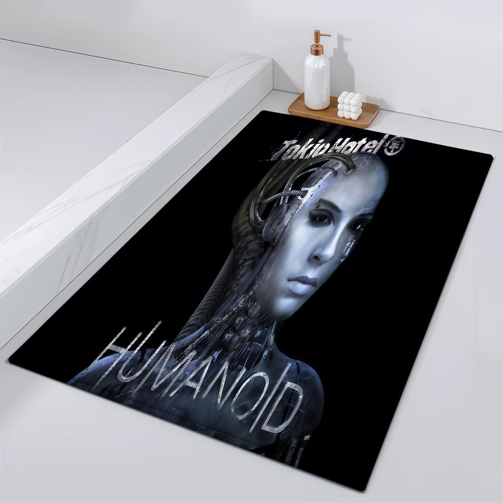 Door Hotel Mat Cool Band Bedside Entrance Bath Floor Rock T-Tokio Decoration Corridor Door Mat Carpet Living Room Balcony