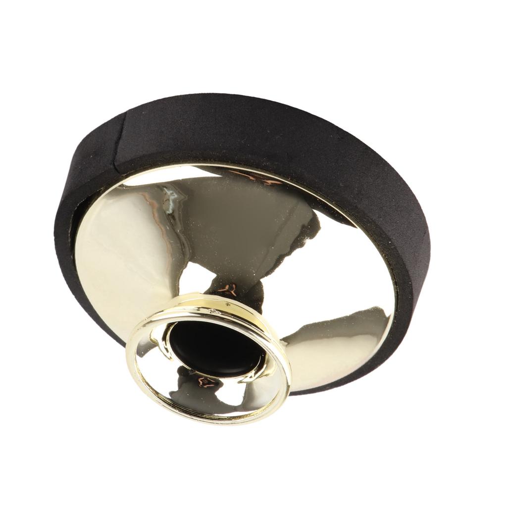 Lade Lightweight ABS Alto Saxophone Mute Sax Dampener Mute Accessory(Gold)