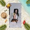 Megan Fox Actor Anime Towel Soft Pool Gift For Travel Gym Shower Camping Quick Dry Sports Beach Towels