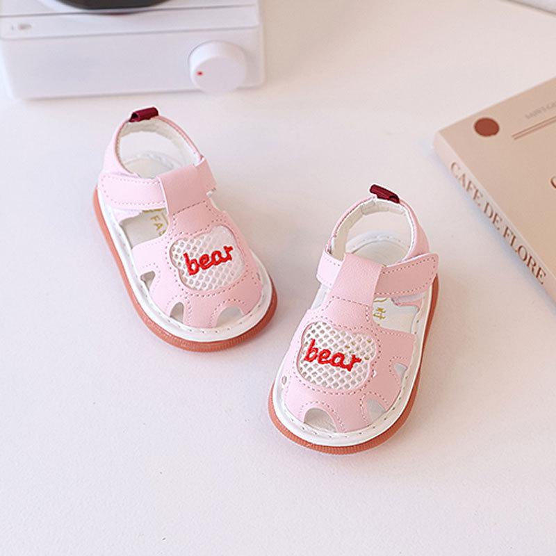 Baby Boys Girls Soft Sole Summer Shoes With Magic Tape For Toddler Walking And Play
