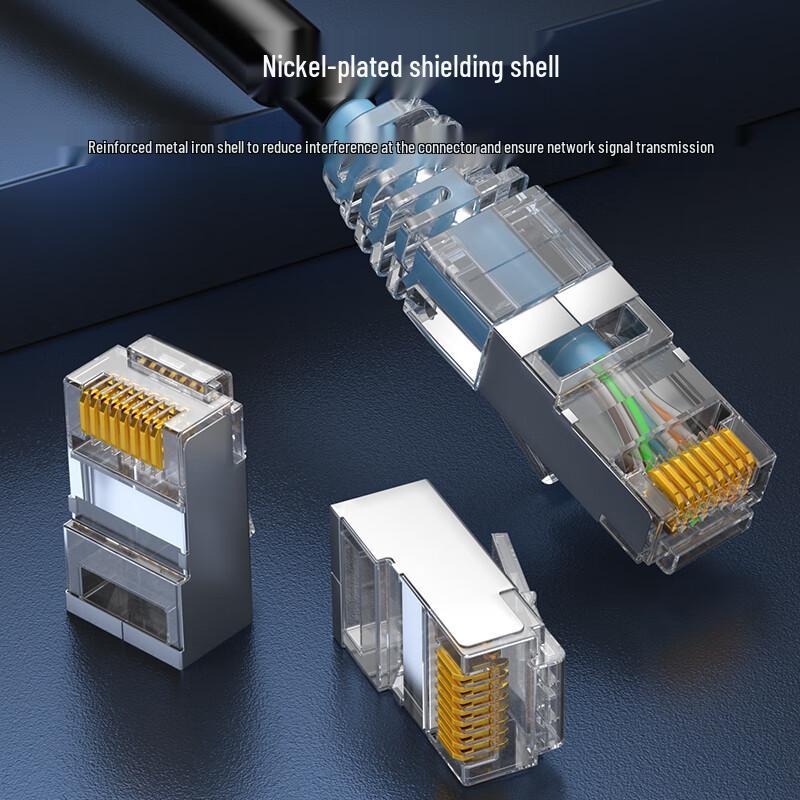 Zhongtianhengke Armored Cat6a Double Shielded Outdoor Pre-terminated Ethernet Cable