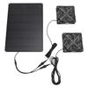 Solar Powered Dual Fan Kit 75W 3000 To 4000RPM IPX7 Waterproofing Solar Exhaust Cooling Ventilation Fan for Pet House