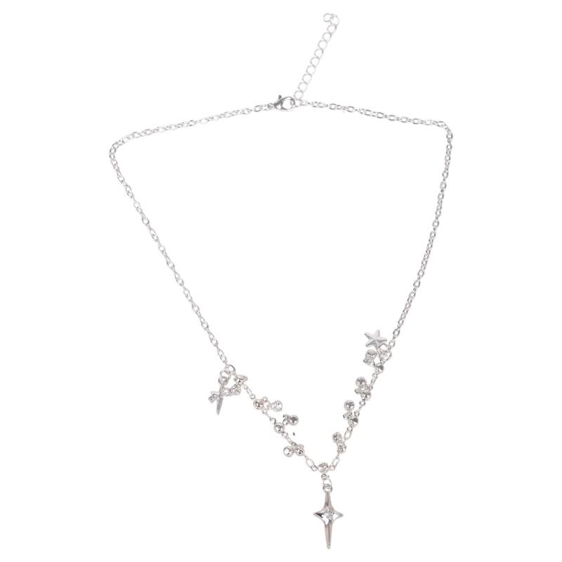 

Ожерелье Четырехконечная Звезда, Символизирующее Веру и Преданность, Сплав, Регулируемая Подвеска, Цепочка 1