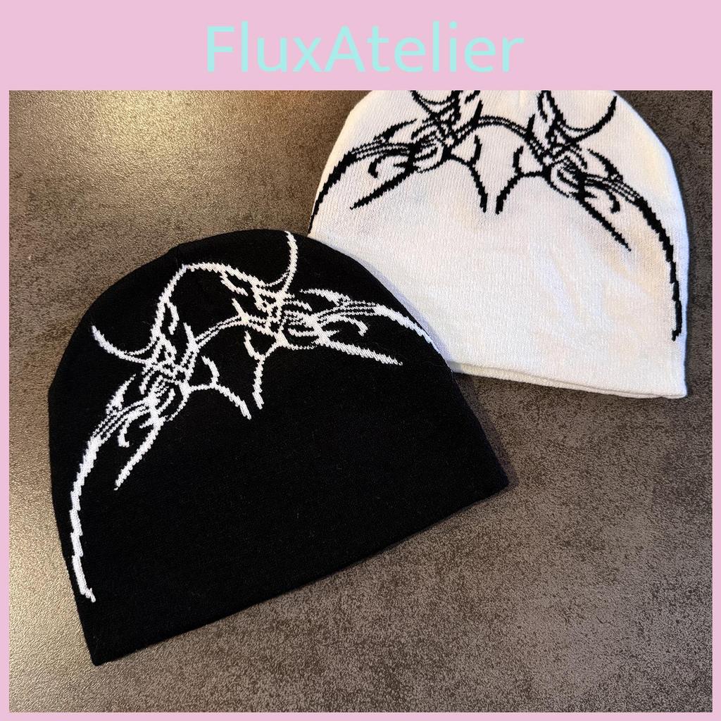 Style Hip Hop Skull Letter Knit Beanie For Men And Women Winter Warmth