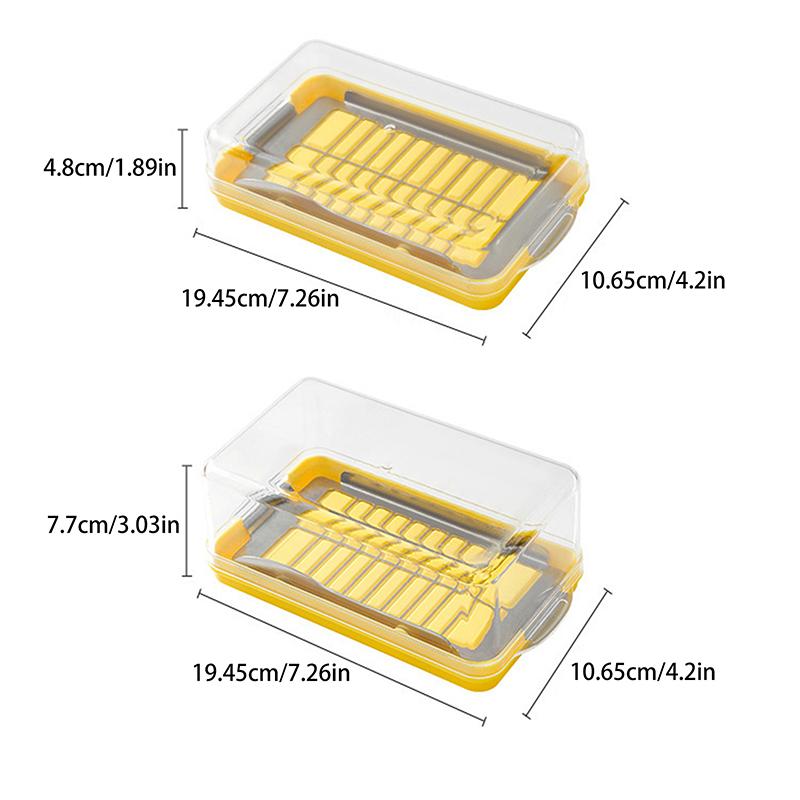 Cheese Butter Cutting Fresh-Keeping Box With Lid Frozen Butter Slicer Butter Storage Container Butter Storage Butter Crock Bowl