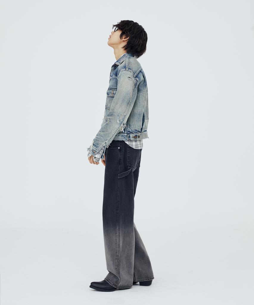 Modenaleudeo Flow Carpenter Wide Denim (Black)