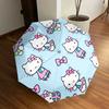 1pc Hello Kitty Cheerleader Pattern Umbrella with Plastic Handle,Suitable for All Seasons Home Travel Outdoor UmbrellaSanlio535