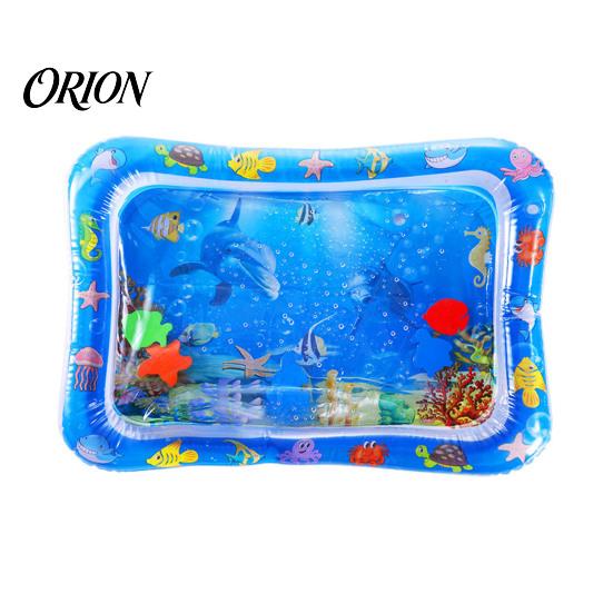 Safe Water Mat for Newborns Inflatable Splash Pad Toddlers, Thickened PVC Outdoor Sprinkler Play Stable Tummy Time Floor Babies, Sensory Toy