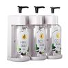Luxury Plastic Wall Mounted Hanging Liquid Hotel Soap Dispenser Shower Gel and Conditioner Shampoo Bottle With Lotion Pump